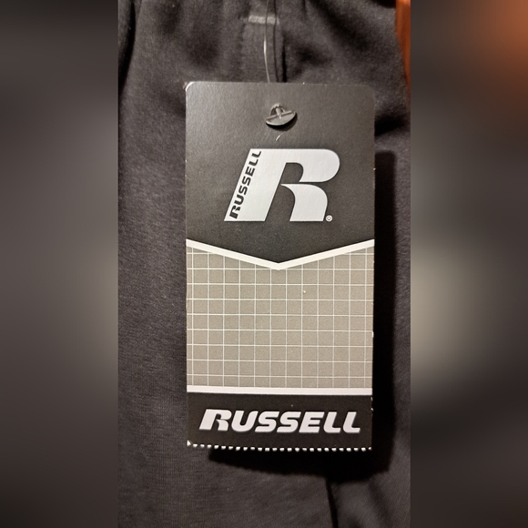 Russell Black Athletic Sweatpants Men's Pants With Zipper Leg - Picture 2 of 7
